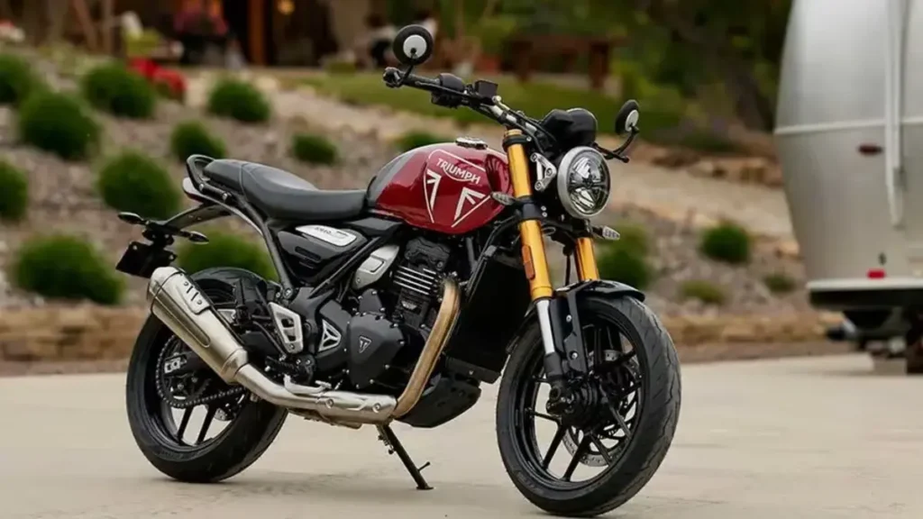 Triumph Speed 400 Motorcycle in Action - Unleashing Power and Style on the Road