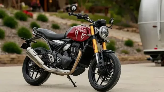 Triumph Speed 400 Motorcycle in Action - Unleashing Power and Style on the Road